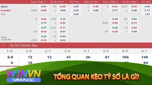 Tổng quan kèo tỷ số là gì?