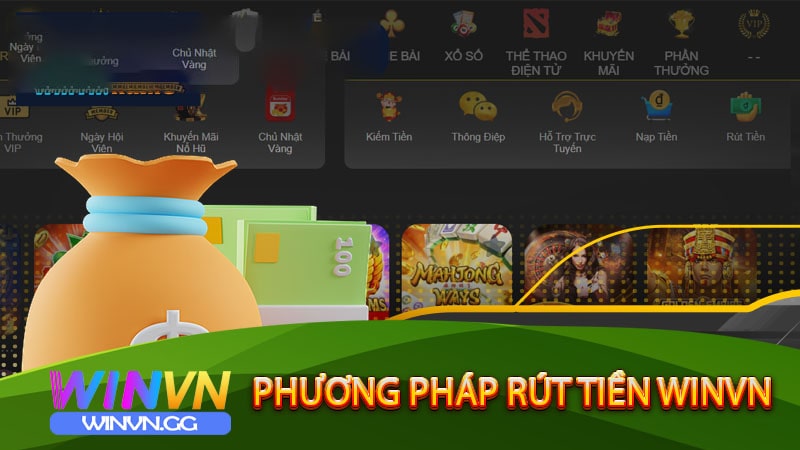 Những phương pháp rút tiền winvn