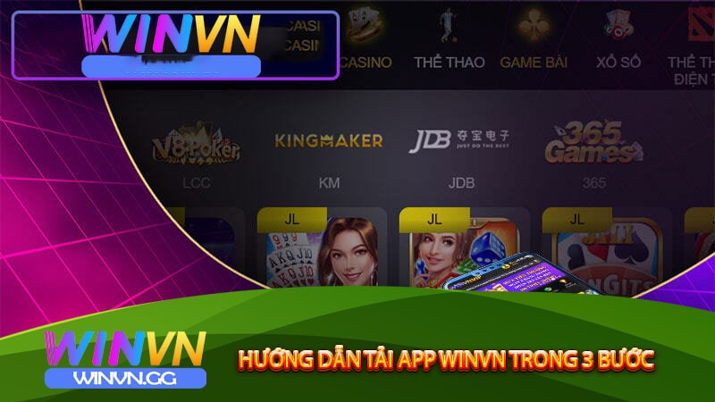 Hướng Dẫn tải app winvn trong 3 bước